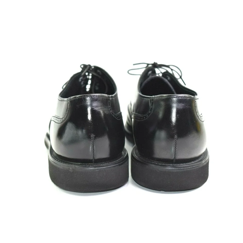 ET Wright Men's Black Dress‎ Brogue Leather Shoes Wing Tip Oxford Size 11.5 B